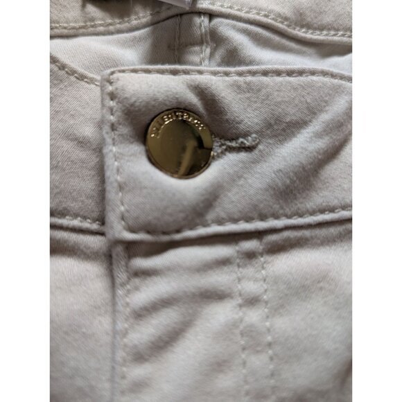 Ellen Tracy Womens Beige Denim Pants Size 10 Straight Fit Mid-Rise Casual Style - Picture 4 of 6